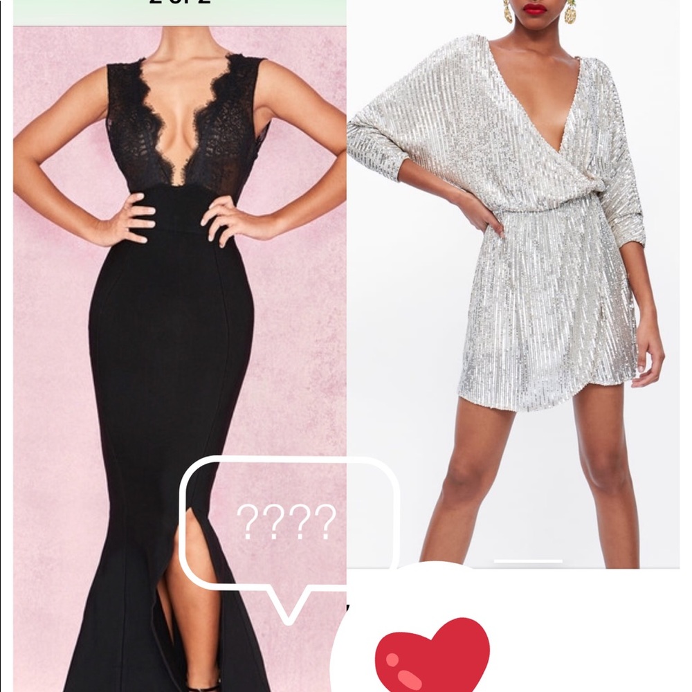 House of CB evening gown.